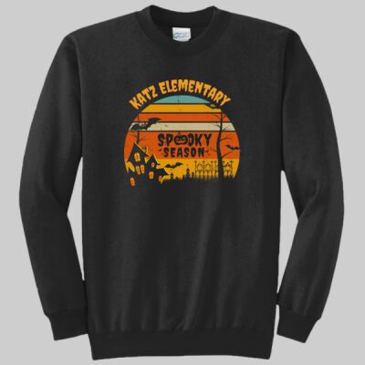 Adult Crewneck - Fall Holidays - Haunted House Thumbnail