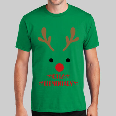  Adult T-Shirt - Winter Holidays- Reindeer Thumbnail