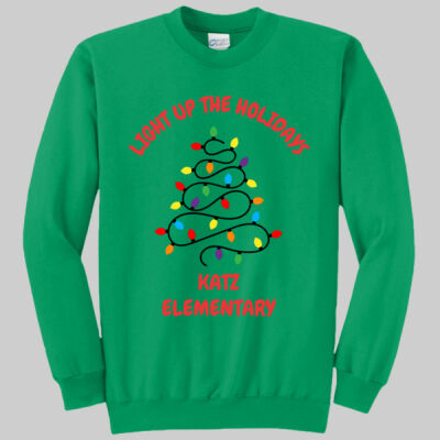 Adult Crewneck - Winter Holidays - Light Up - Red Thumbnail