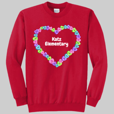 Adult Crewneck - Spring Holidays - Candy Hearts Thumbnail