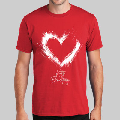 Adult T-Shirt - Spring Holidays - Valentine's Heart Thumbnail